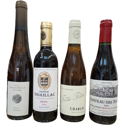 Four bottle Luxury Halves Wine Gift Box