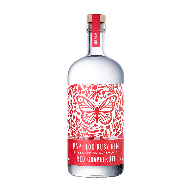 Papillon Ruby Gin Red Grapefruit 70cl