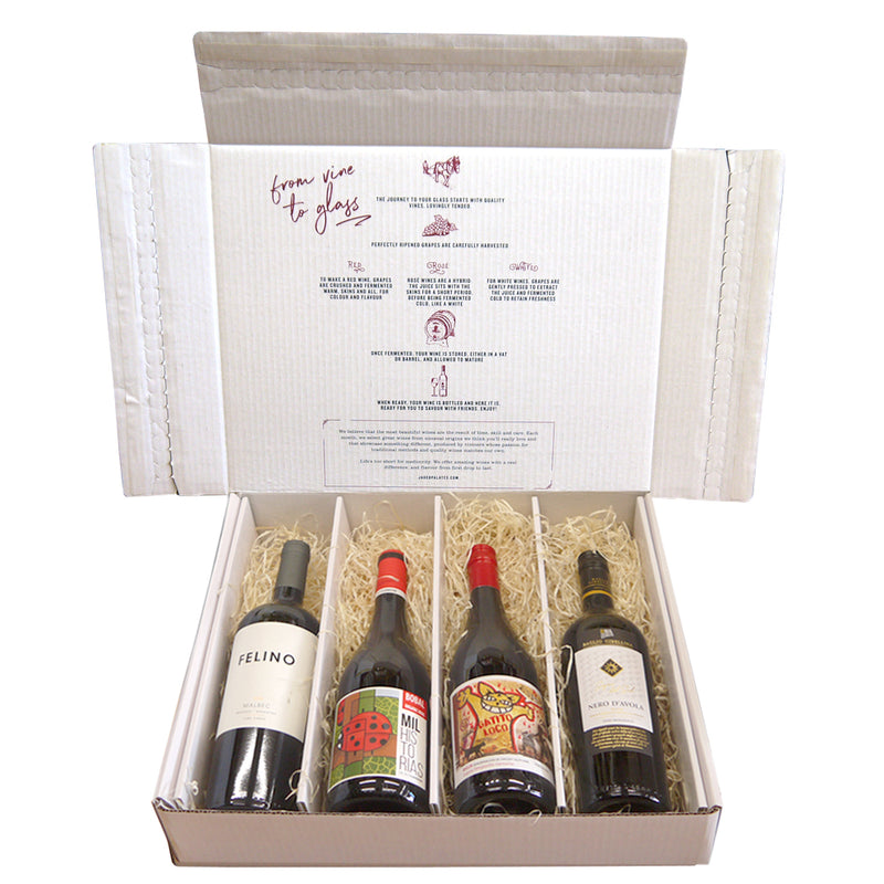 Organic Red Wine Case - Four bottle Selection